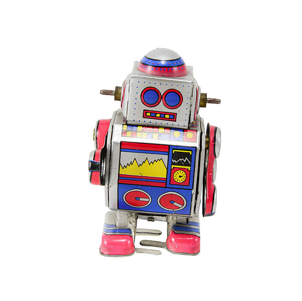 istock ANTIQUE MECHANICAL TOY ROBOT 500123511