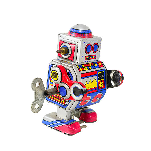 istock ANTIQUE MECHANICAL TOY ROBOT 500123513