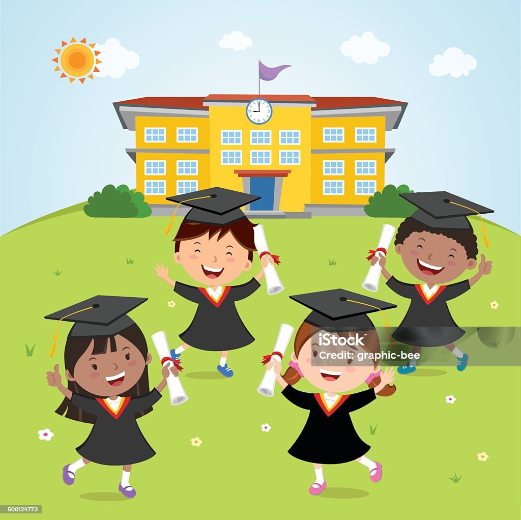Happy Graduation Day Stock Illustration - Download Image Now - Award, Boys, Cartoon - iStock Happy Graduation Day Stock Illustration - Download Image Now - Award, Boys, Cartoon - iStock