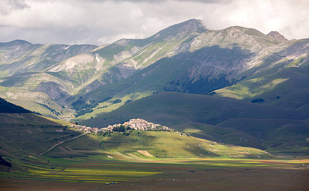 istock Castelluccio and meadow, Umbria Italy 500125359