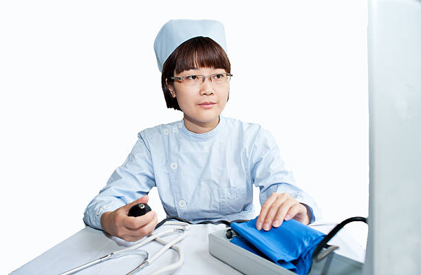 istock The doctor in the operating device 500125581