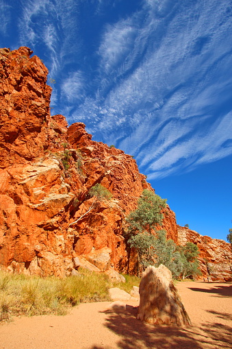 Spectacular MacDonnell Ranges in central Australia.