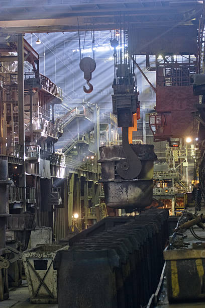 istock Crane carries metal 500130124