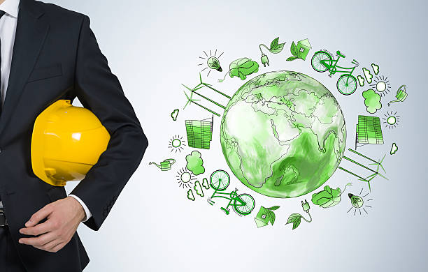 istock man caring about clean environment, eco energy, protection 500130444
