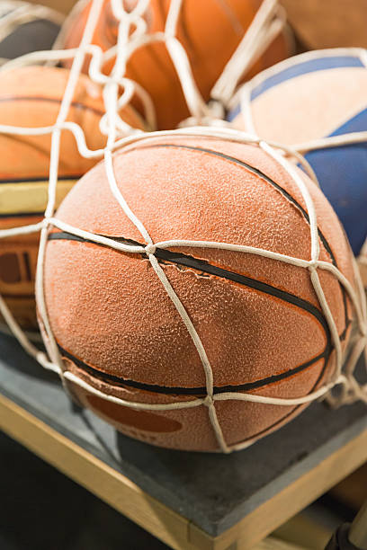 istock Vintage basket balls 500130960