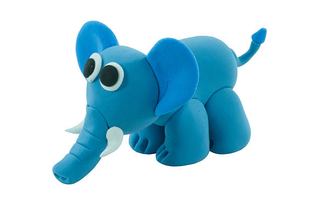 istock elephant made from plasticine in concept wild life 500132864