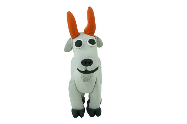 istock gray goat made from plasticine In concept wild life 500133194