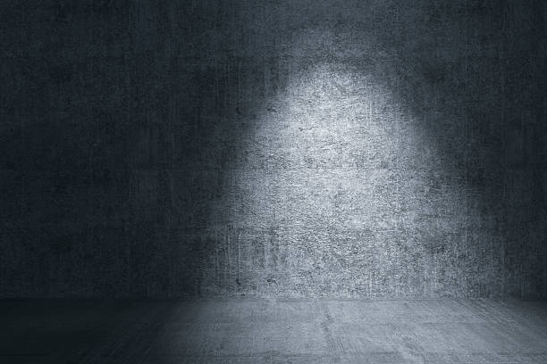 istock Street scene, brick wall background, dark 500133650