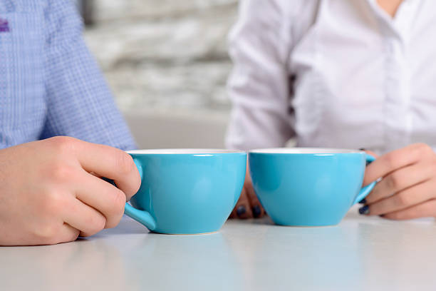 istock Happy friends sitting in the cafe 500134954