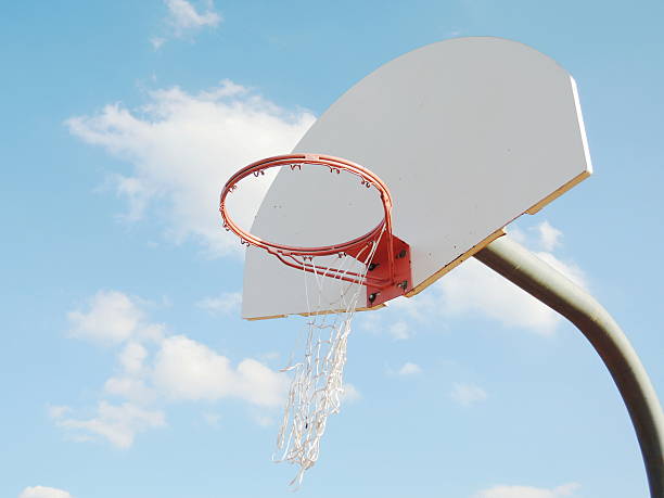 istock Outdoor basketball hoop 500135890