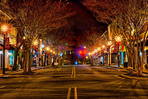 downtown york south carolina, die Weiße rose city – Foto