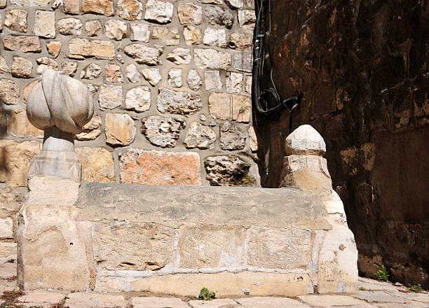 istock Jerusalem, Ottoman tomb with turban 500145703