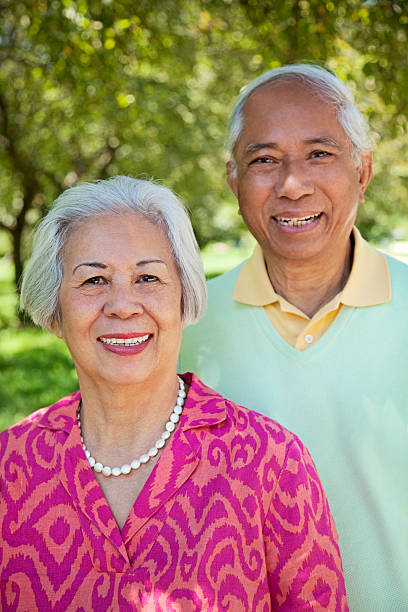 istock Happy Mature Asian Couple 500146003