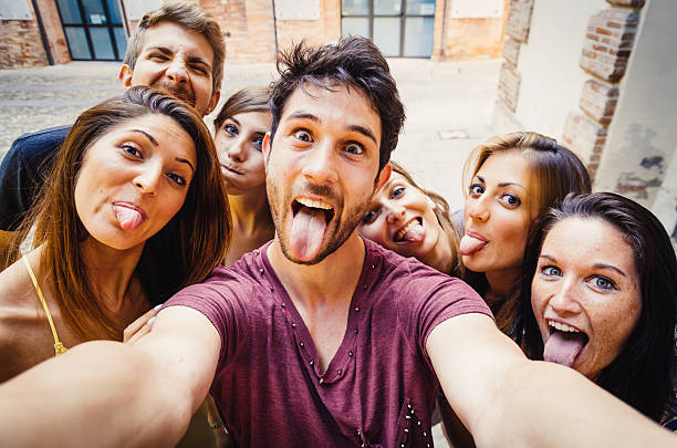 Funny Selfie In The City