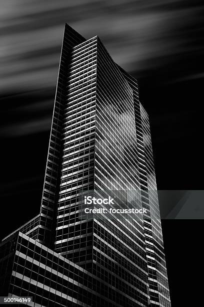 Dark Towers Nyc Stock Photo - Download Image Now - Office Building Exterior, Black Color, Communications Tower