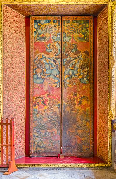 istock Thai Style Door, Wat Pho temple 500147075