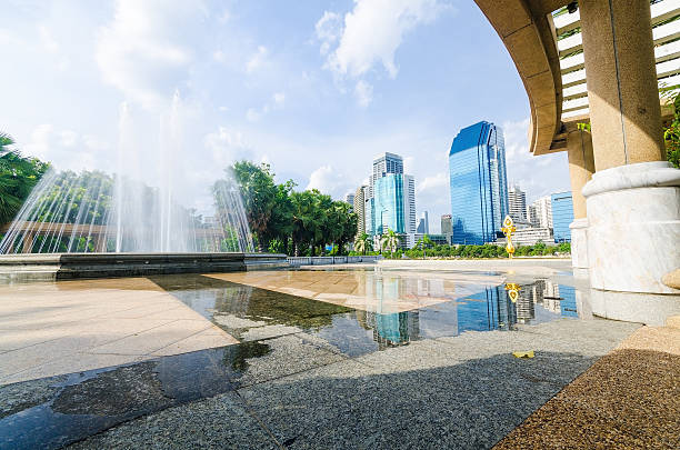 istock fountain in park ,Bangkok,Thailand 500148311