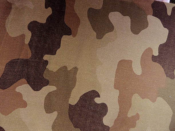 istock Close up photo of multicam camouflage uniform. 500148727