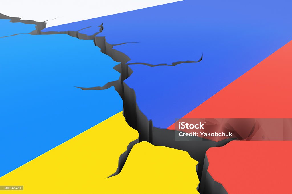 Russland und Ukraine Krise - Lizenzfrei Ukraine Stock-Foto