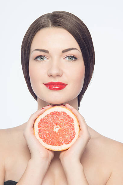 istock woman with fruits 500149883