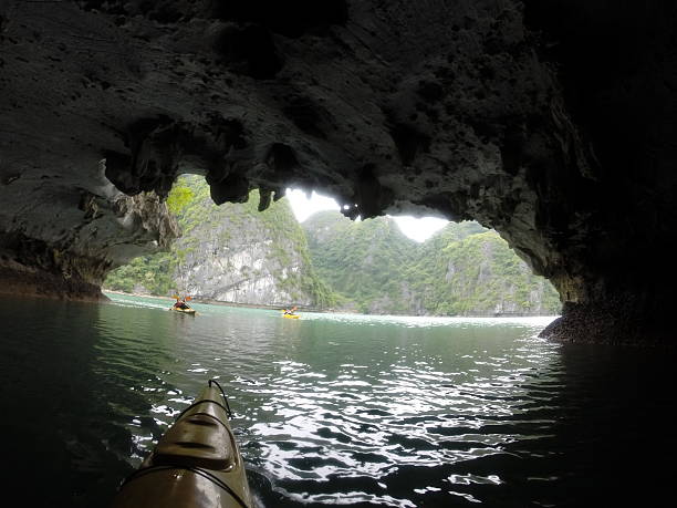 istock Group kayaking in caves, Vietnam 500154870