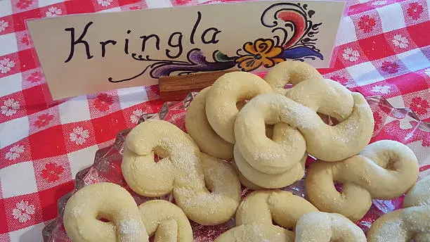 Photo of Kringle Pastry at an Iowa Church Dinner