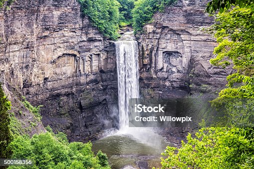 istock Taughannock Falls State Park Waterfall - Ithaca, NY 500158356