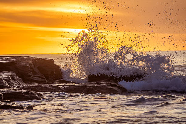 istock Abstract spout of water and sunset 500158734