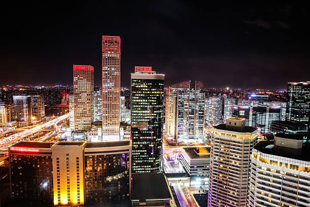 istock Beijing Central Business District, night view 500160314