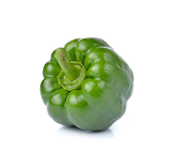 istock Fresh peppers isolated on white background 500160860