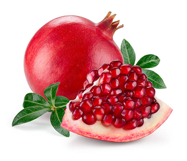Pomegranate isolated on white. Pomegranate isolated on white. pomegranate stock pictures, royalty-free photos & images