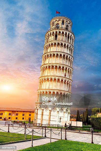 Pisa Leaning Tower Italy Stock Photo - Download Image Now - Ancient, Architecture, Art Product