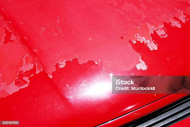 Peeling Car Paintwork Stock Photo - Download Image Now - Blue, Bubble, Car