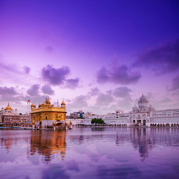 istock Golden Temple Amritsar in twilight 500161266