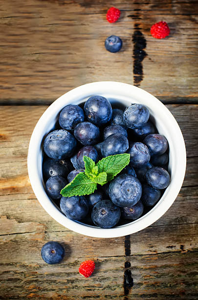 istock blueberries in the white bowl 500163583