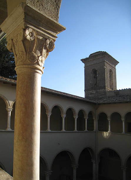 istock column in the cloister 500164557