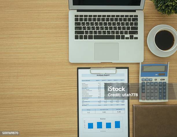 Work Desk Stock Photo - Download Image Now - 2015, Business, Business Finance and Industry