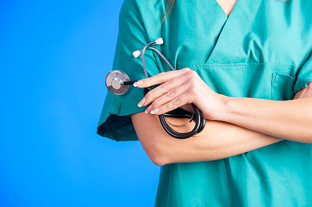 istock doctor in green uniform 500171290