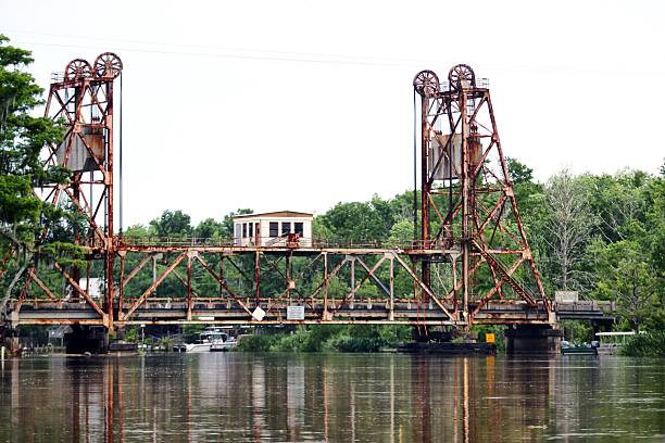 Rusty Bridge stock photo