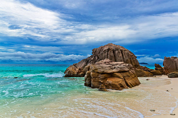 istock Seychelles seascape, Mahe island 500173327
