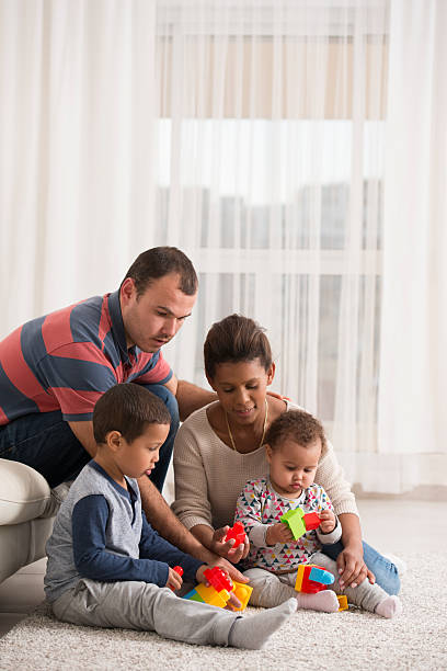 istock Young family playing together. 500173852