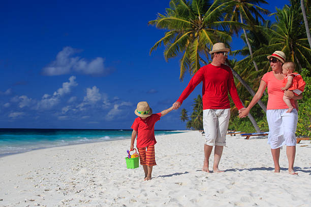 istock family with kids on tropical beach 500174005