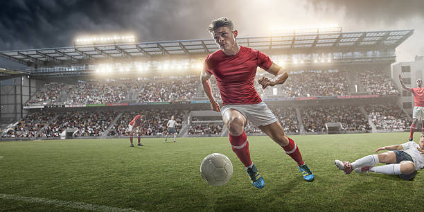 Soccer Players stock photo