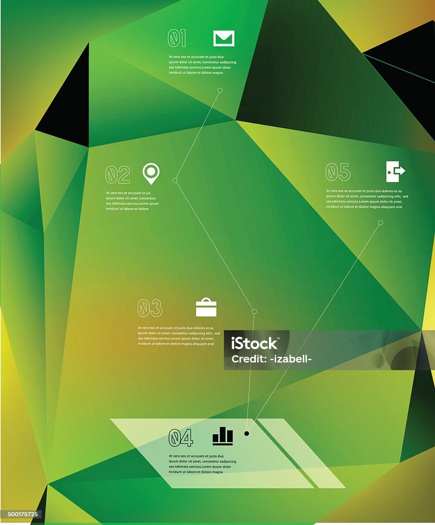 Timeline Background Abstract Abstract Timeline Template On Geometric Background Stock Illustration ...