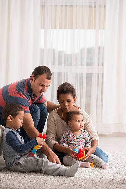 istock Beautiful young family. 500176052