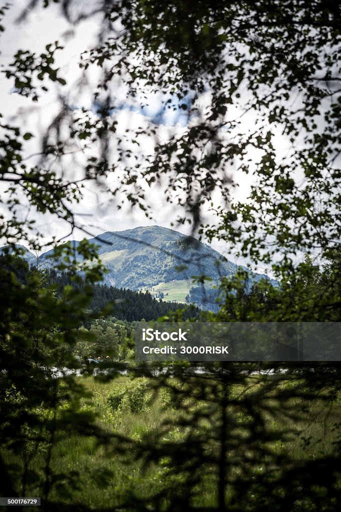 Kitzbühel na região Tirol - Royalty-free Aberto Foto de stock