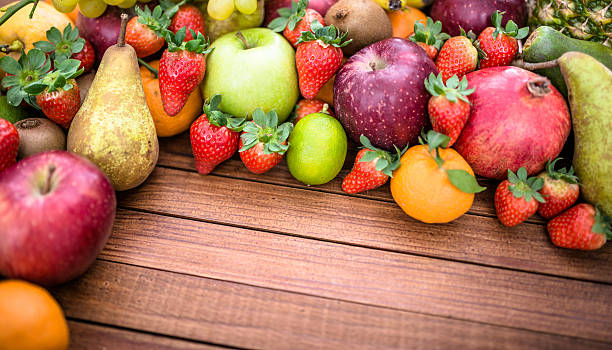 istock bunch of tropical fruit on the table 500176936