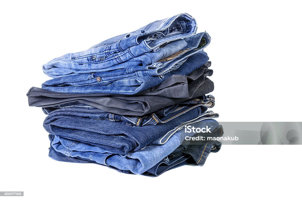 Grande jeans azul - Foto de stock de Adulto royalty-free