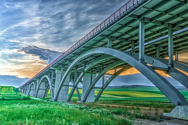 Photo of Highway viaduct in Slovakia