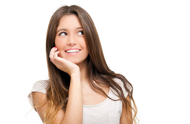 istock Beautiful woman having an idea 500178213